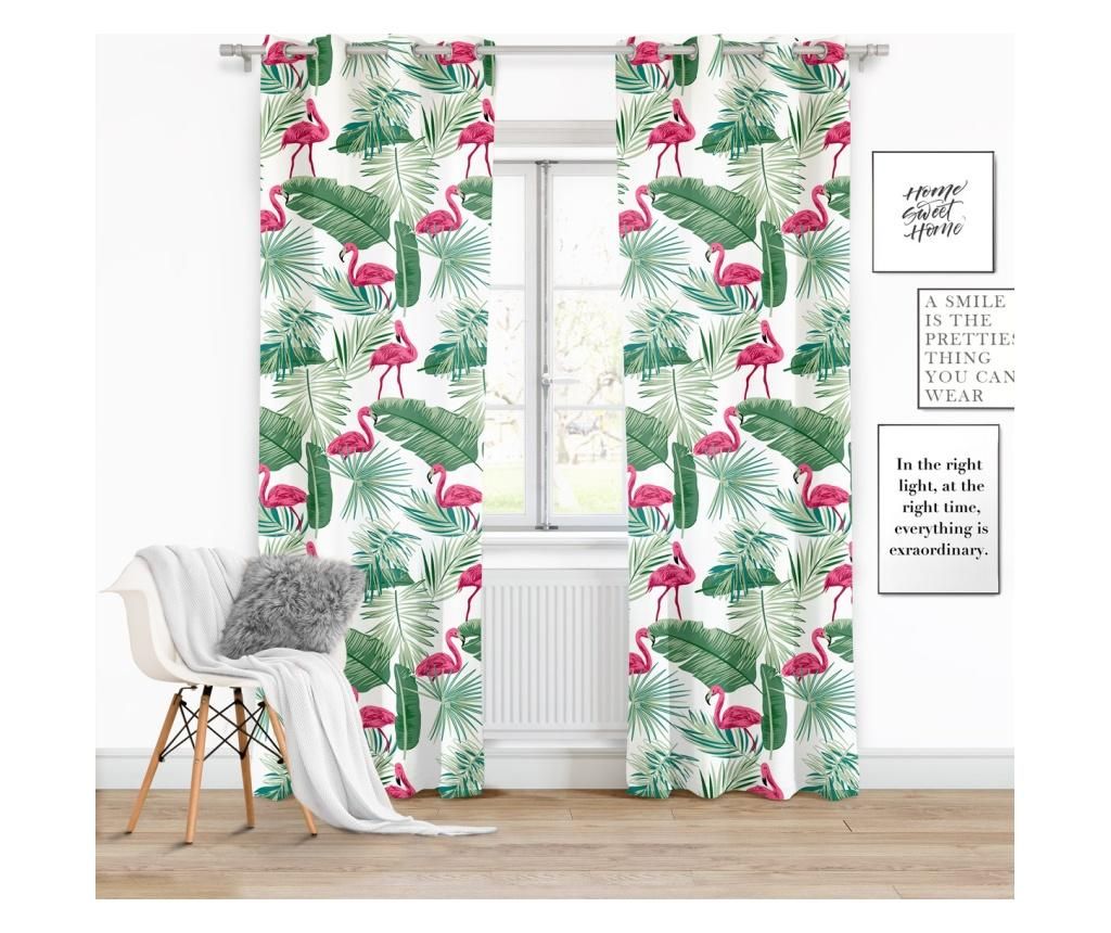 Draperie Holyday Flamingo 140×250 cm – Chic Home, Multicolor Chic Home